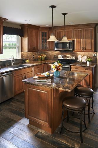 Wolf Classic Cabinet in Heritage Brown Stain with Chocolate Glaze