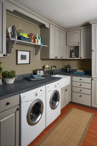 Wolf Designer Cabinet in Stone Paint with Black Glaze