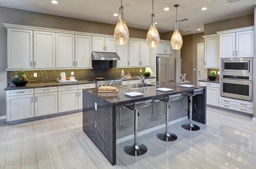 Wolf Designer Cabinet in White Paint with Black Glaze