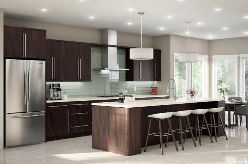 Wolf Transition Cabinet in Bark Thermofoil